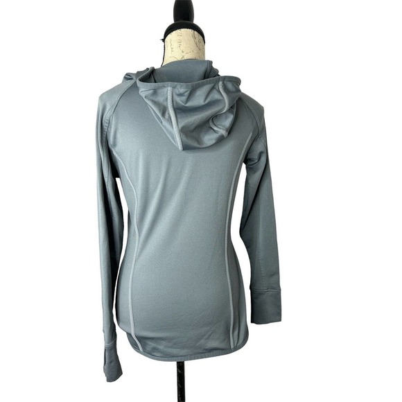 Athleta Hoodie XS Womens Grey Pullover Plush Tech Running Athletic - Picture 3 of 5